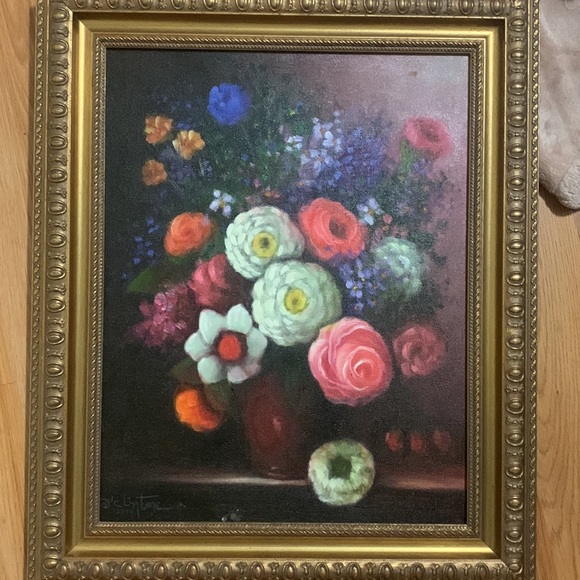 Oil painting flowers - Picture 4 of 4